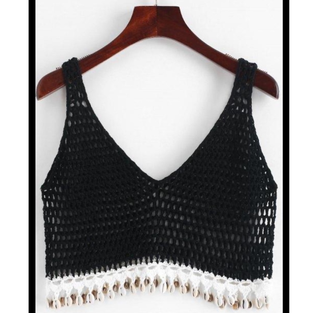 Shells Crochet Tank Top